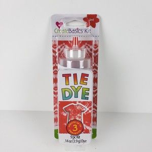 Create Basics RED Tie Dye 9 Piece Kit Create Up To 3 Projects